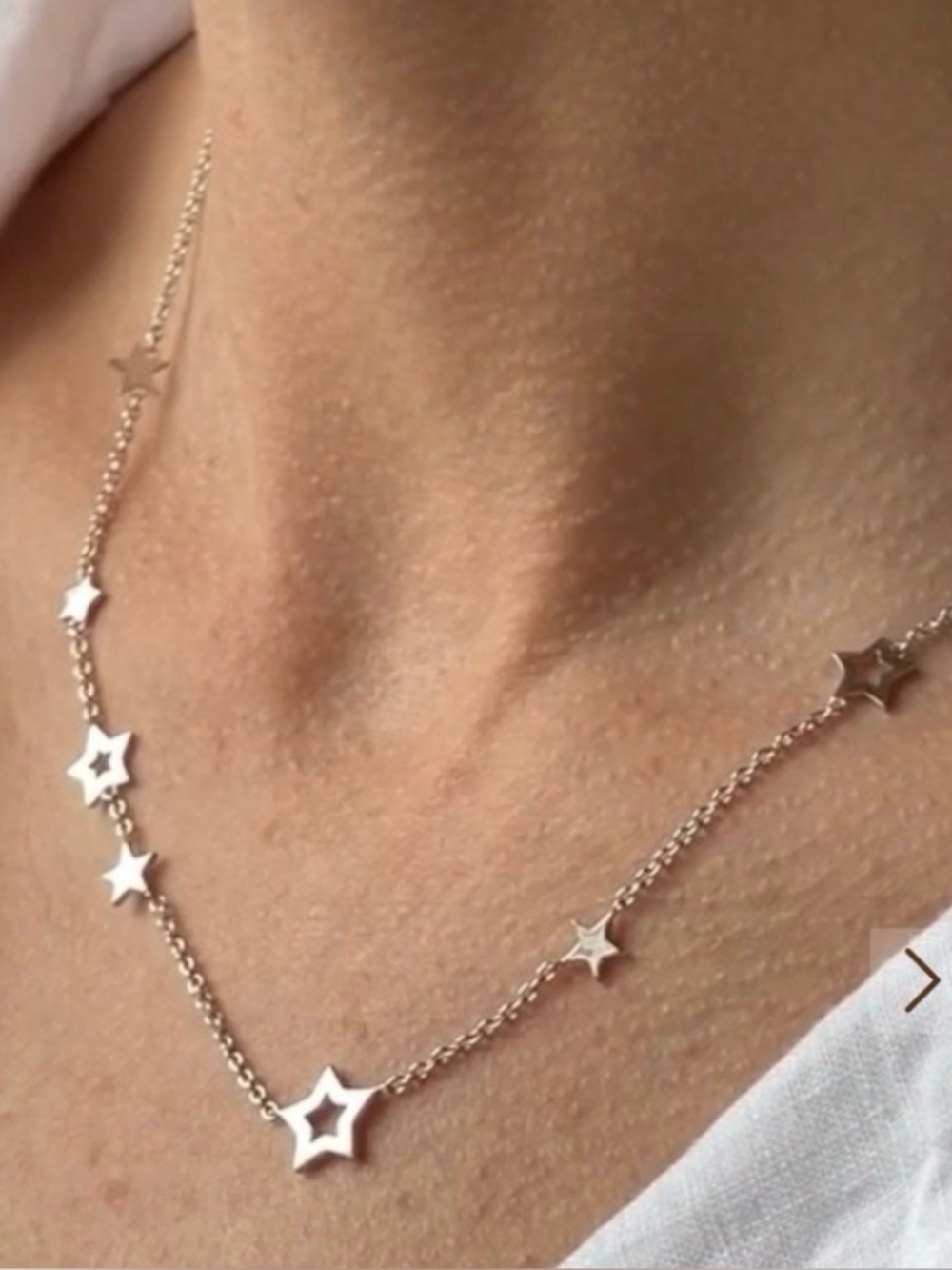 Elegant Star Link Necklace